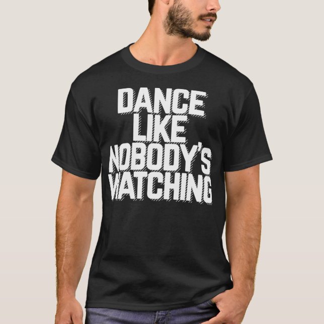 Dance som ingen tittar på Passande Scoop T-Shirt (Framsida)