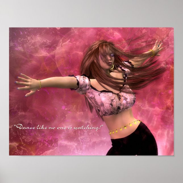 Dance som ingen tittar på poster (Framsidan)