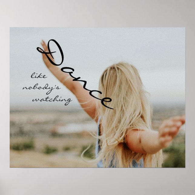 Dance som ingen tittar på poster (Framsidan)