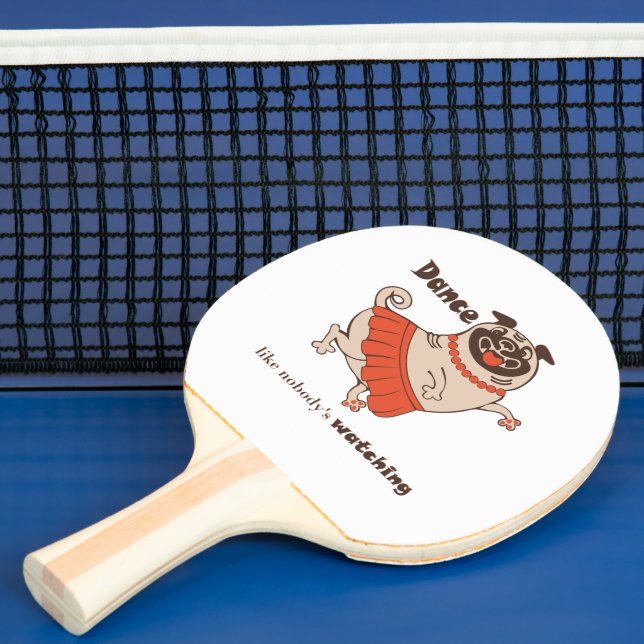 Dance som ingen tittar på Pug Girl Pingisracket (Insitu)
