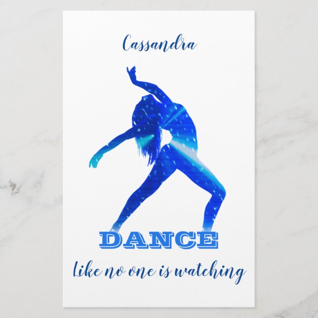 Dance - som ingen tittar på Stationery Brevpapper (Framsida)
