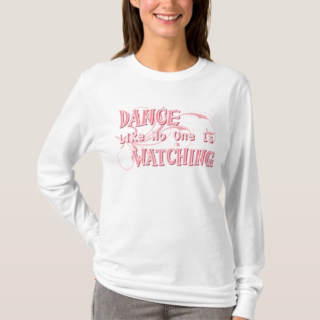 Dance som ingen tittar på tee (Framsida)