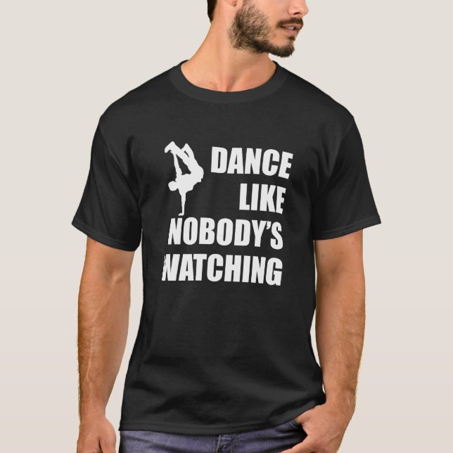 Dance som ingen tittar på tee shirt (Framsida)