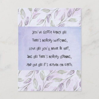 Dance som ingen tittar på vykort