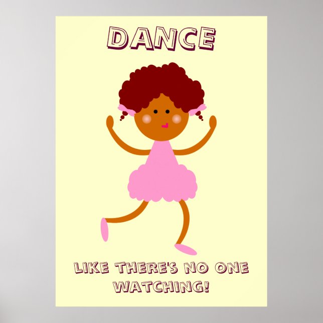 Dance som ingen tittar! poster (Framsidan)