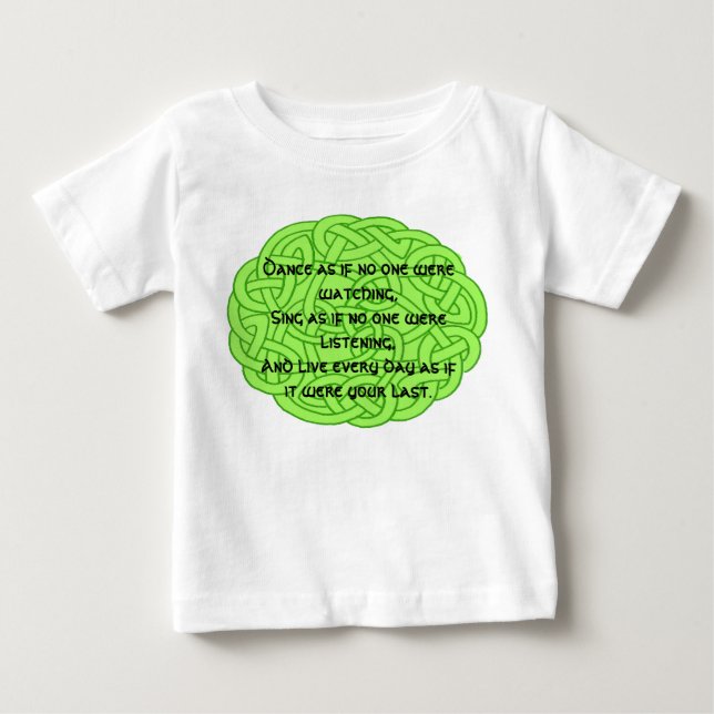 Dance som om ingen tittade på tee shirt (Framsida)