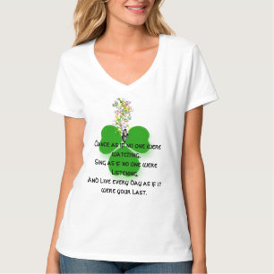 Dance som om ingen tittade tee shirt