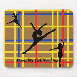 Dance som Piet Mondrian Modern Art Musmatta