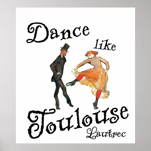 Dance som Toulouse Lautrec Poster (Framsidan)