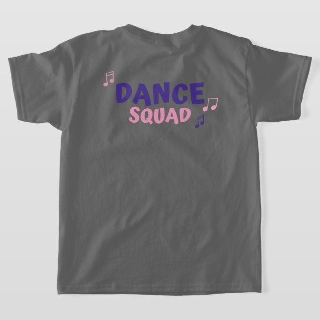 Dance Squad T Shirt (Laydown Baksida)