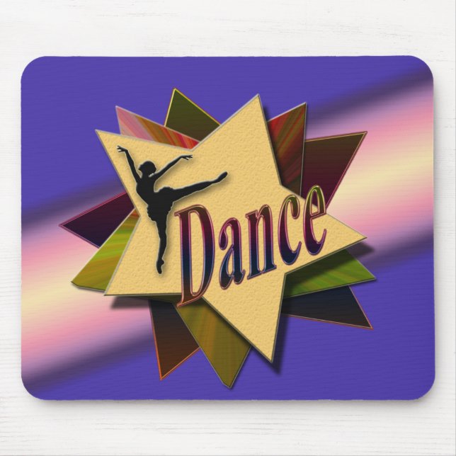 Dance star med dansare musmatta (Framsidan)
