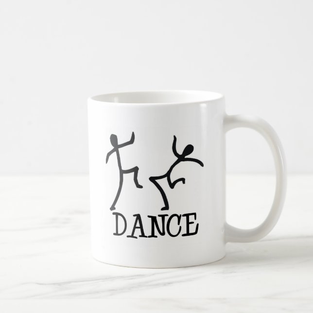 Dance Stick figurer Kaffemugg (Höger)