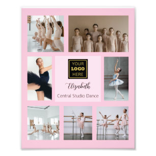 Dance Studio Ballet Collage Fototryck