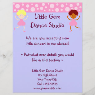 Dance Studio Business Reklamblad