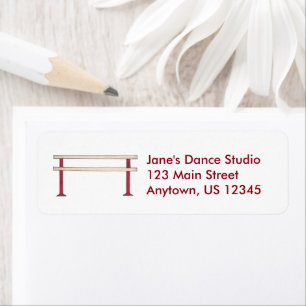 Dance Studio Class Ballet Ballerina Dancer Barre Returadress Etikett