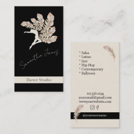 Dance Studio Feather Personlig Visitkort
