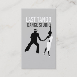 Dance Studio, Instruktor, Dancer, Affärskort Visitkort