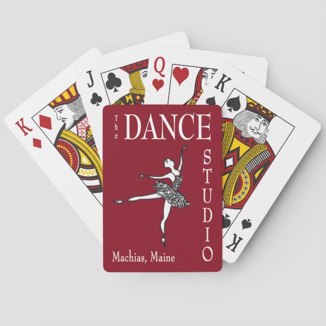 DANCE STUDIO-spelkort Spel Kort (Baksidan)