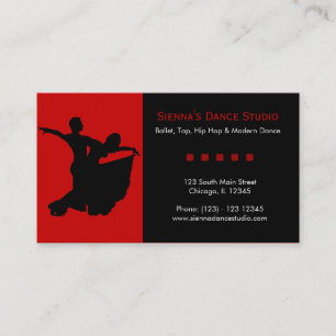 Dance Studio Visitkort