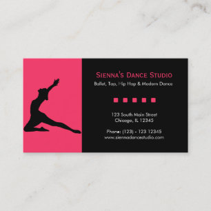 Dance Studio Visitkort