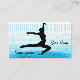 Dance studio visitkort