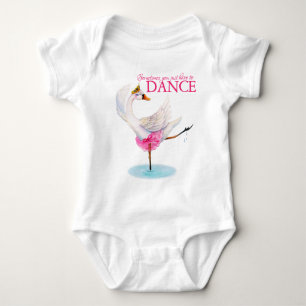 Dance svan ballerina stollig art slogan apparat t shirt