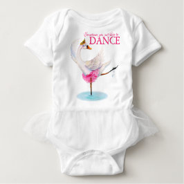 Dance svan ballerina stollig art slogan apparat t shirt