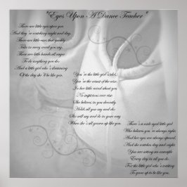 Dance Teacher Dikt Poster