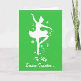 Dance Teacher Glad helg Ballerina Silhouette