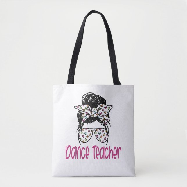 Dance Teacher Instructor Tack Gift Ballet  Tygkasse (Framsida)