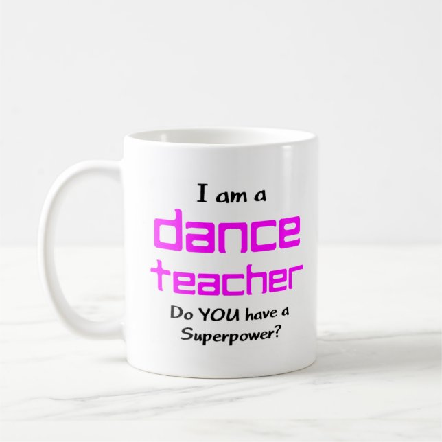 dance teacher kaffemugg (Vänster)