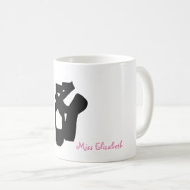 Dance Teacher Mugg/Kopp med Personlig Namn Kaffemugg