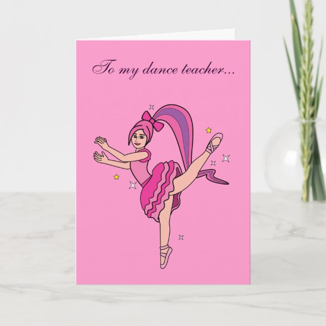 Dance Teacher Tack (Framsida)