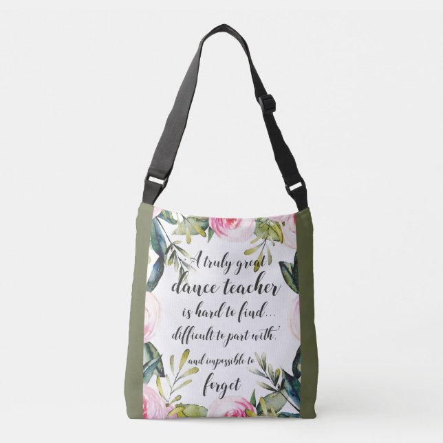 Dance Teacher Tack Önskemål för Dance Teacher Axelväska (Framsida)