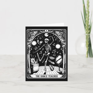 Dance Teacher Tarot Card Skeleton Dancing Ballet T Kort