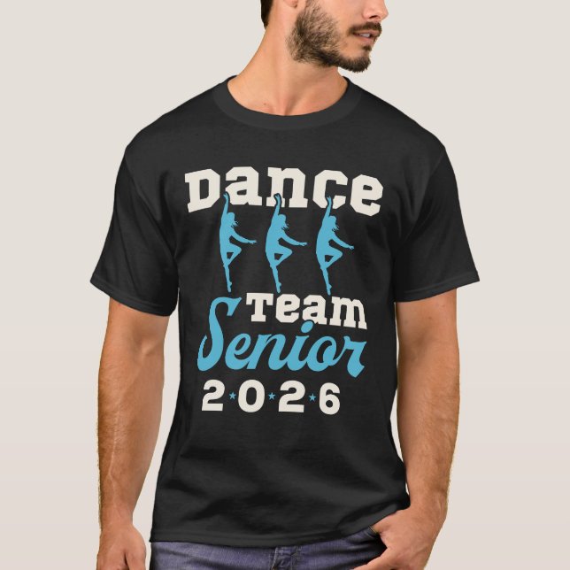 Dance Team Senior Class of 2026 T Shirt (Framsida)