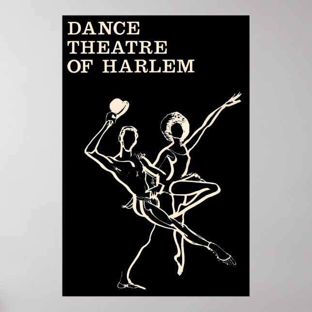 Dance Theater of Harlem 1974 Affischtryck 1 Poster (Framsidan)