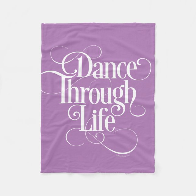 Dance through Life Fleece Blanket (Framsidan)