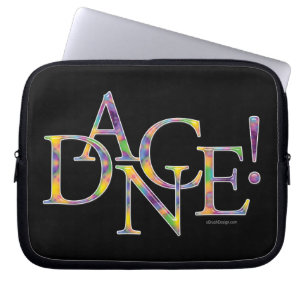 Dance! (Tie-Dye) Laptop Fodral