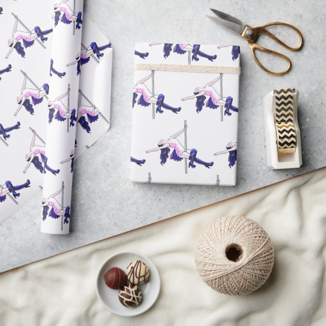 Dance to Pole Addicts Presentpapper (Hantverk)