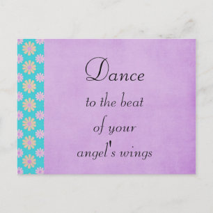 Dance to the Beat of Your Änglar Vingar Vykort