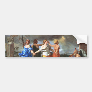 Dance to the Music of Time (av Nicholas Poussin) Bildekal