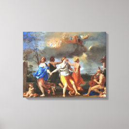 Dance to the Music of Time (av Nicholas Poussin) Canvastryck