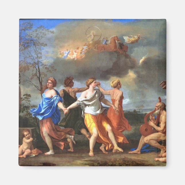 Dance to the Music of Time (av Nicholas Poussin) Magnet (Framsidan)