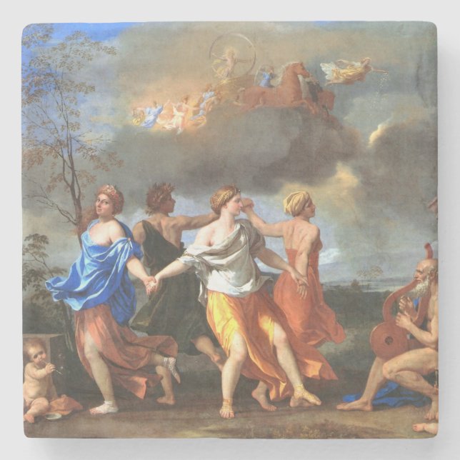 Dance to the Music of Time (av Nicholas Poussin) Stenunderlägg (Framsidan)