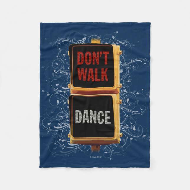 Dance Traffic Signal Fleece Blanket (Framsidan)