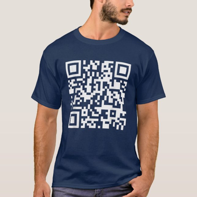 Dance Troll QR Funny President Trump Dance Code T Shirt (Framsida)