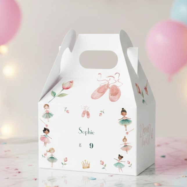 Dance & twirl Girl födelsedagsfest Presentaskar (Skapare uppladdad)