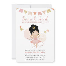 Dance & Twirl, Princess Ballerina Birthday