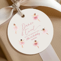 Dance & Twirl Rosa Ballerina Ballet Födelsedagsfes